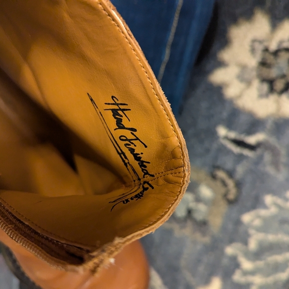 Women's Leather Booties - Picture 3 of 4